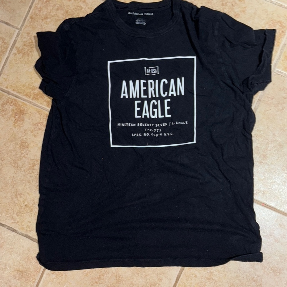 American Eagle Outfitters Charcoal Tee